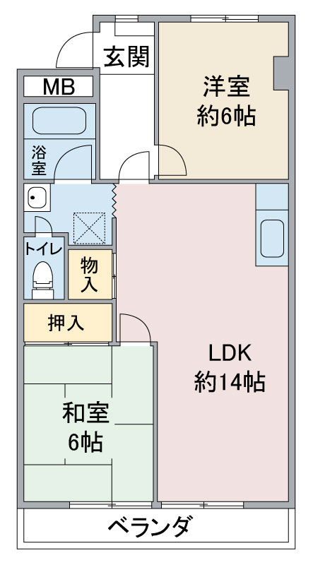 パークサイドマンションの間取り