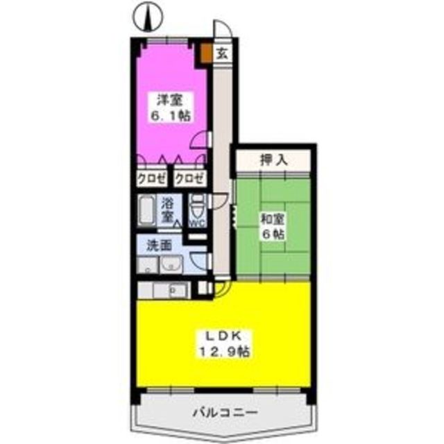 シーサイド小戸の間取り