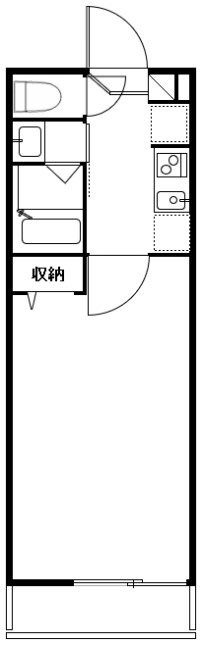 千葉市花見川区幕張本郷のアパートの間取り