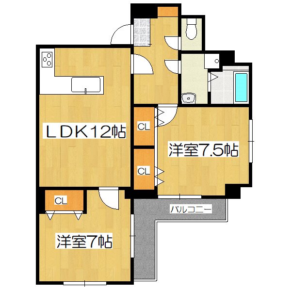 プレステージ翼の間取り