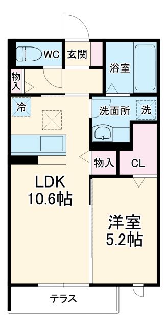 オッツ一宮の間取り