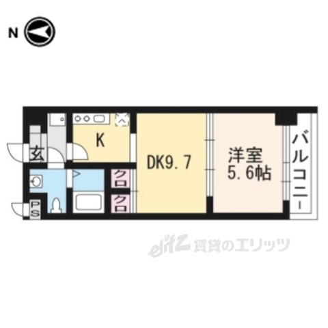 プラネシア烏丸御池の間取り