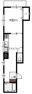 泉荘の間取り