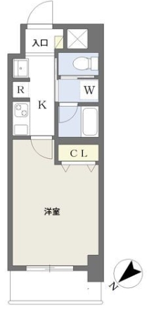 レブリアント大橋南の間取り