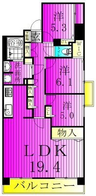 白井ロジュマンの間取り