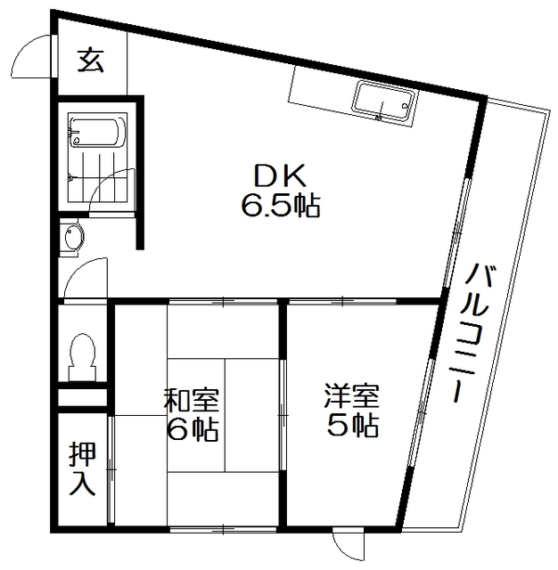 シャンティ石清水の間取り