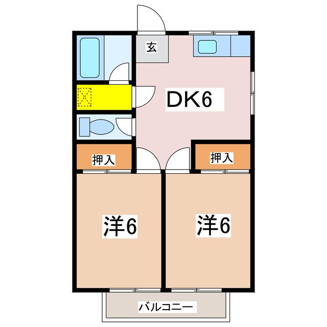 ハイツ　アイリスの間取り