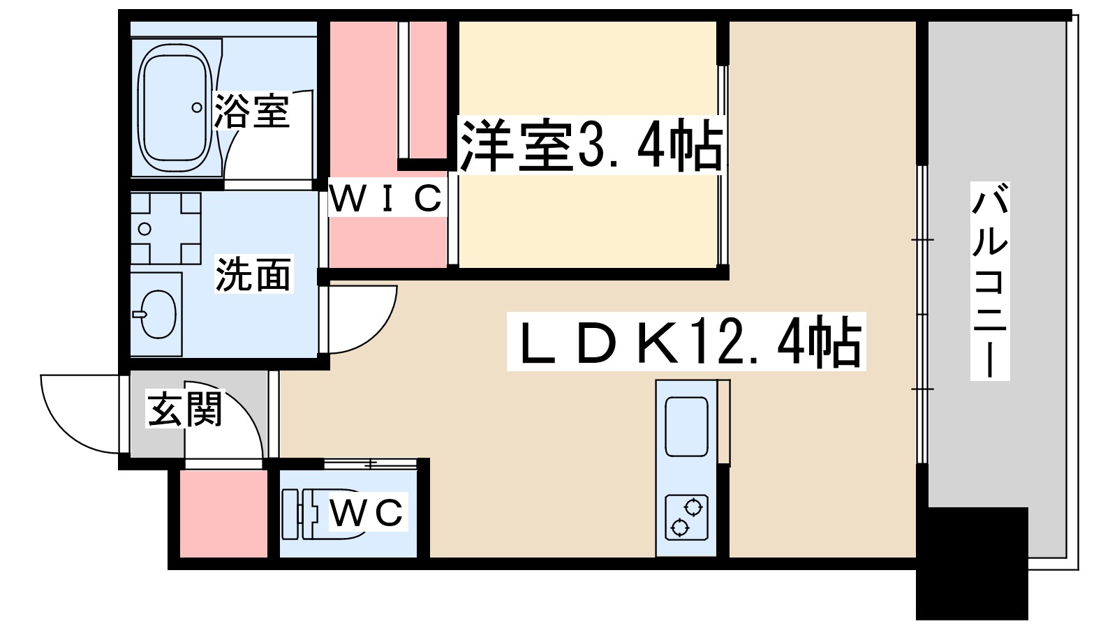 ベネチア天満橋の間取り