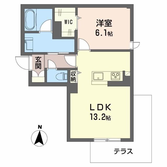 ベレオ東町の間取り