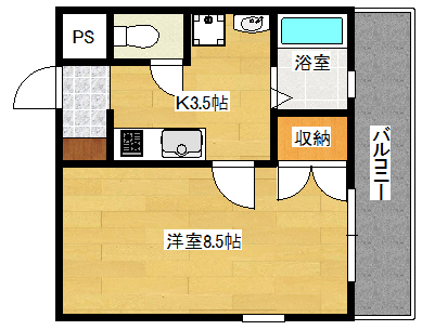 メルポート宇品神田の間取り