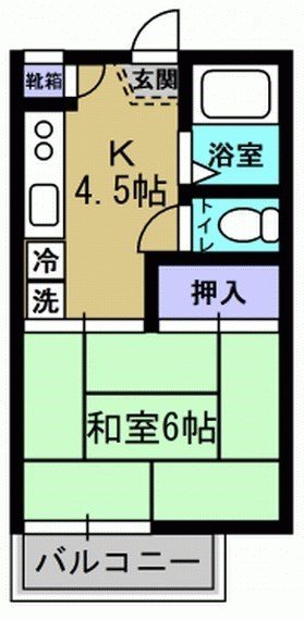 コーポグリーンヒルの間取り
