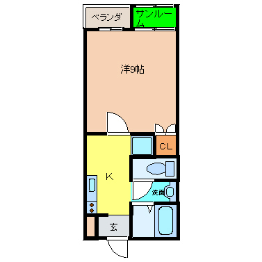 コスモシャトー原Iの間取り