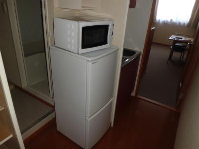 その他　冷蔵庫と電子レンジ。
