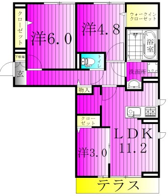 フォレストおおたかIIの間取り