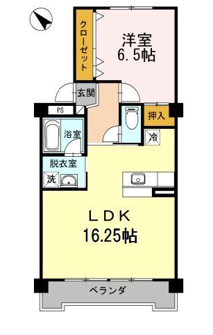 野本ハイツ駅西の間取り