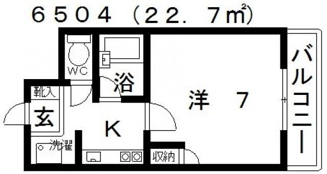 ユーコート21の間取り