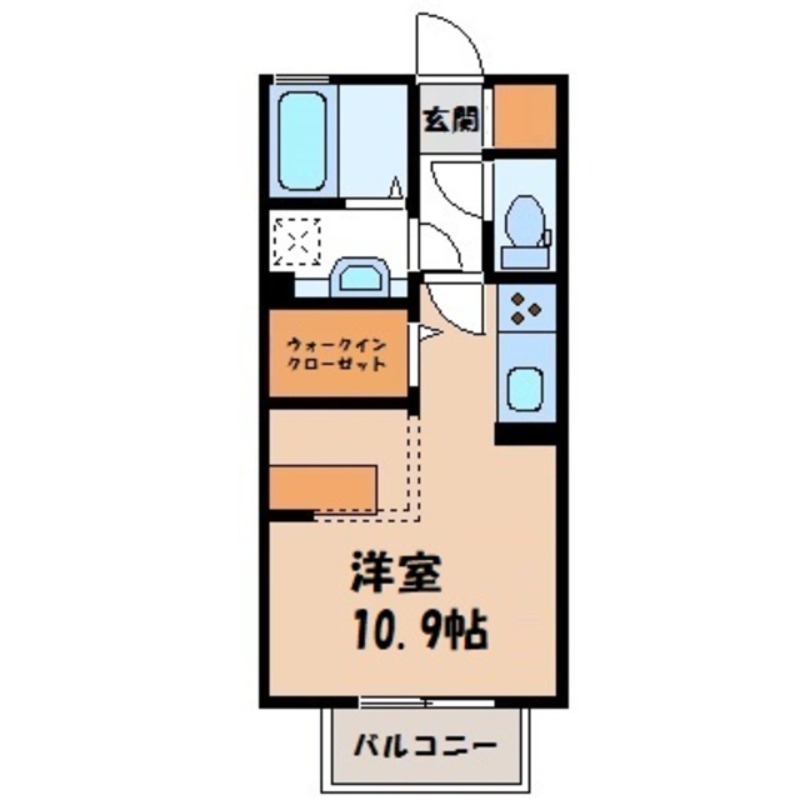 セントラル ヴィレッジ Cの間取り