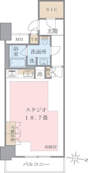 【江東区東雲のマンションの間取り】