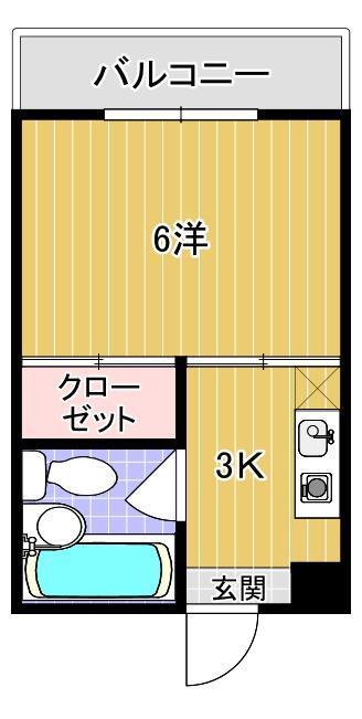 コーポ東向山の間取り