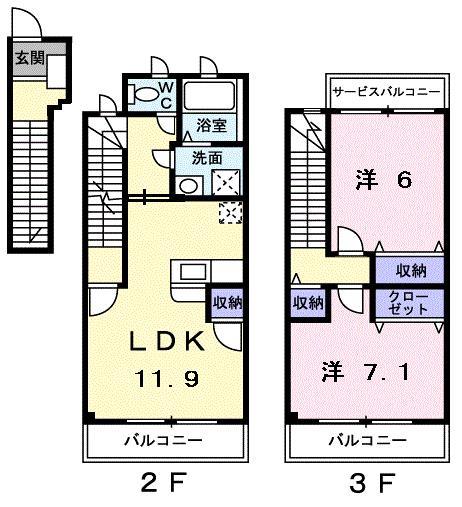 アーバンコートの間取り