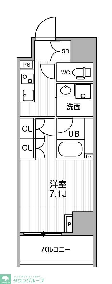 ドゥーエ三ノ輪Iの間取り