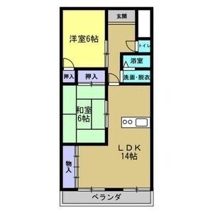 半田市宮本町のマンションの間取り