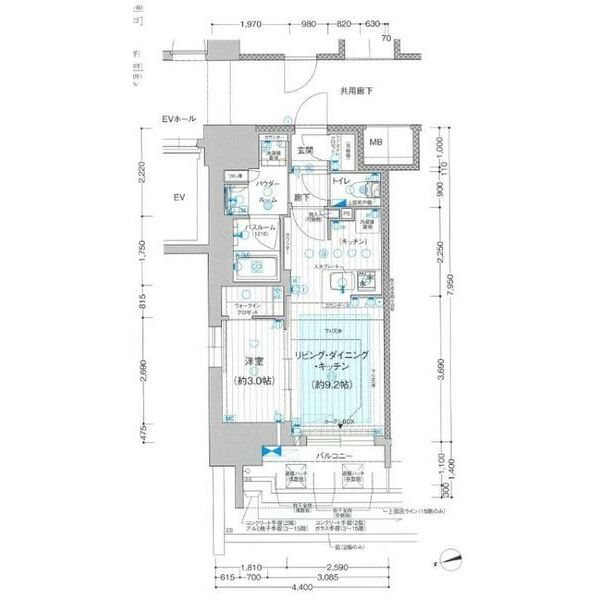 名古屋市千種区今池のマンションの間取り