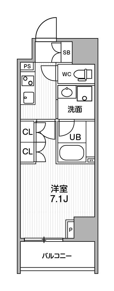 ドゥーエ三ノ輪Iの間取り