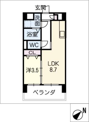 シンフォニー中町の間取り