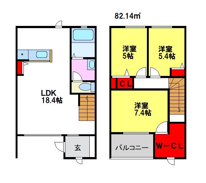 プロムナードの間取り