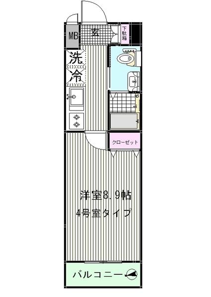 エトワス南葛西５の間取り