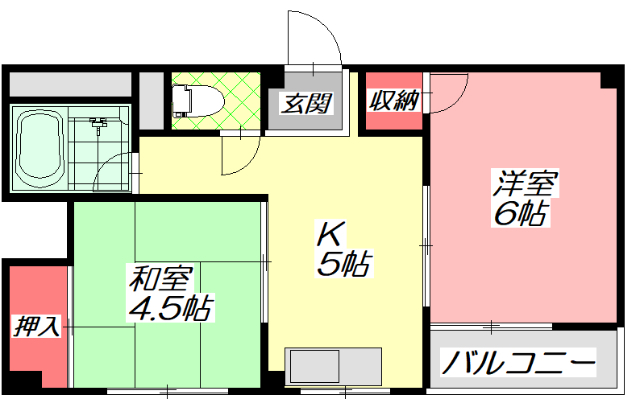 成和ハイツIIの間取り