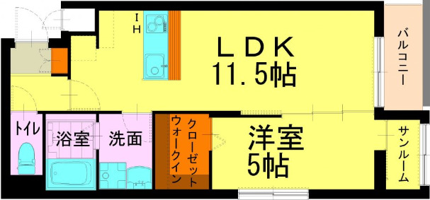 セントラルフィールド　Ｃｅｎｔｒａｌ　ｆｉｅｌｄの間取り