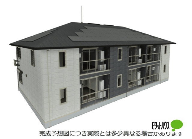 （仮称）東船橋３丁目　ＫＹ　Ｄ－ＲＯＯＭ新築工事の建物外観