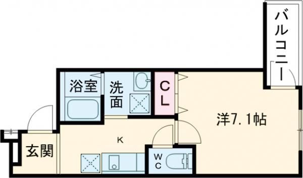 フジパレス長田ノースの間取り