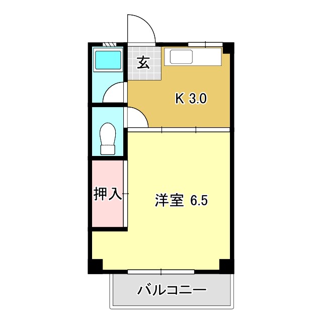 北本町ハイツの間取り