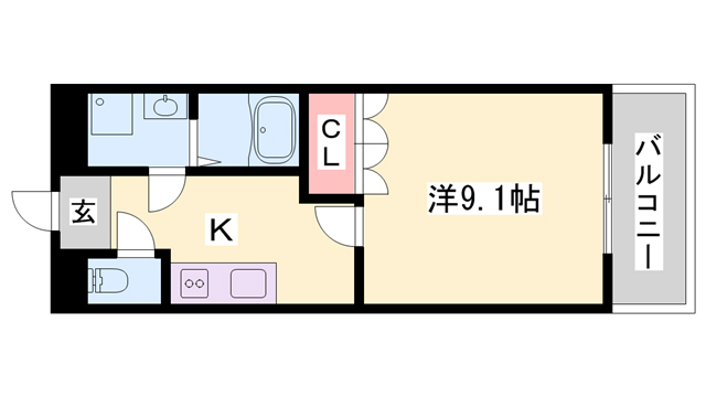 小野ロイヤルハイツの間取り