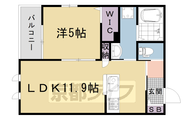 バセ・嵯峨嵐山の間取り