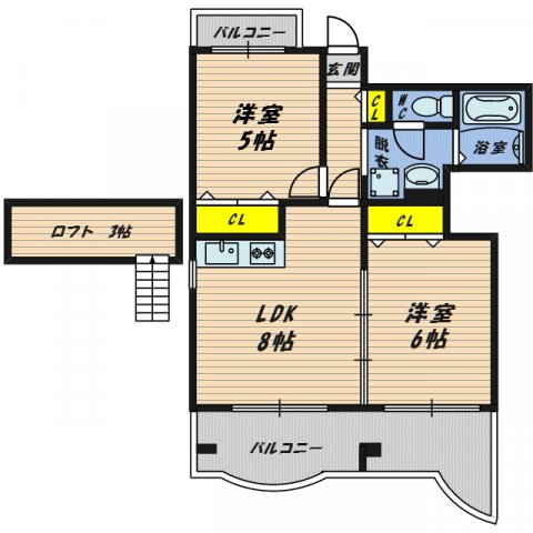 TheFirst高倉の間取り