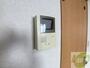セキュリティ　ＴＶモニター付インターホンです。来客者の顔が見えるので安心！