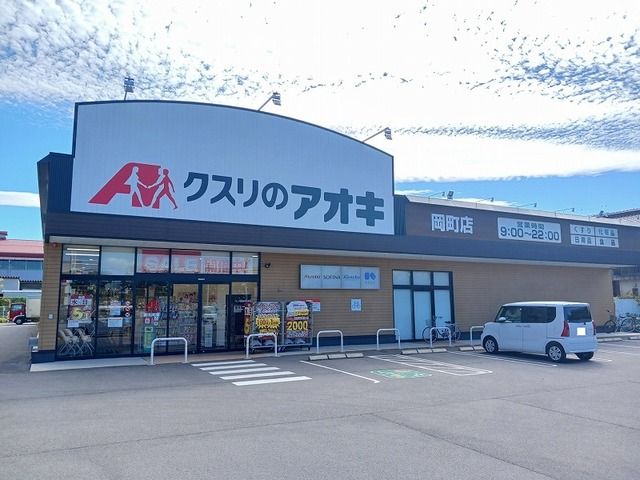 ドラックストア　クスリのアオキ岡町店様（ドラッグストア）まで750m