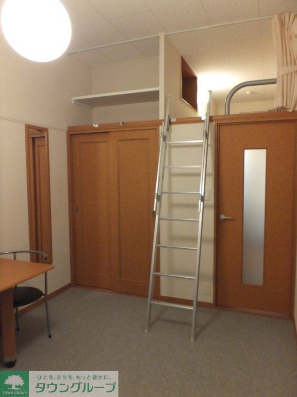 収納　ロフトが付いているので収納たっぷり