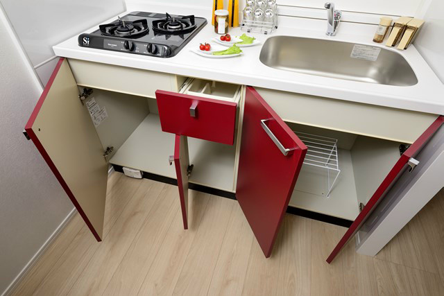 キッチン　2口ガスキッチンでお料理もはかどります★