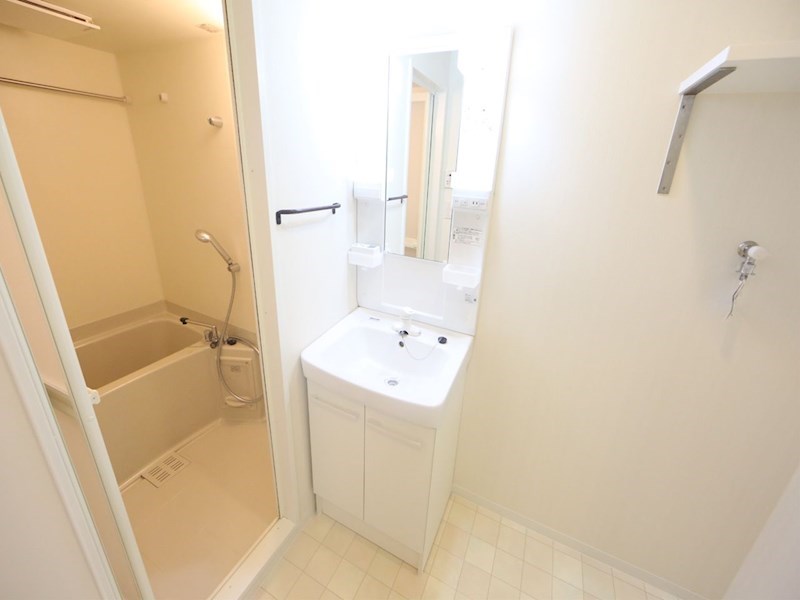 洗面設備　脱衣所　独立洗面台　室内洗濯機置場