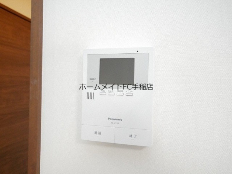 セキュリティ　モニター付きインターホン♪