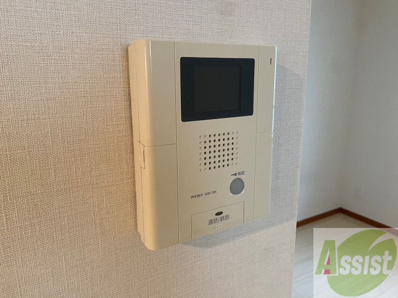 セキュリティ　モニター付きインターフォンでセキュリティも安心