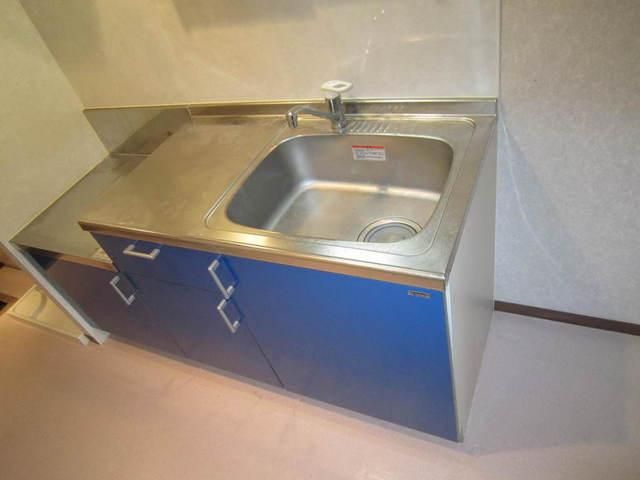 キッチン　２口ガスコンロ設置可