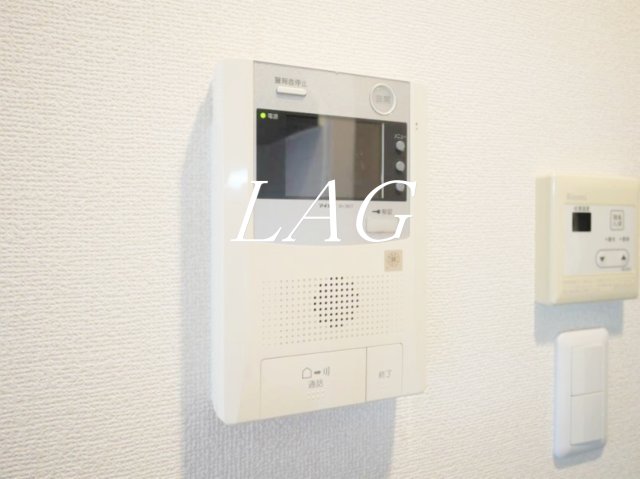 セキュリティ　モニター付きインターフォンです。