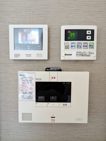 セキュリティ　TVドアホンにホームセキュリティ完備