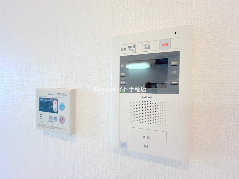 セキュリティ　モニター付きインターホンで安心です♪